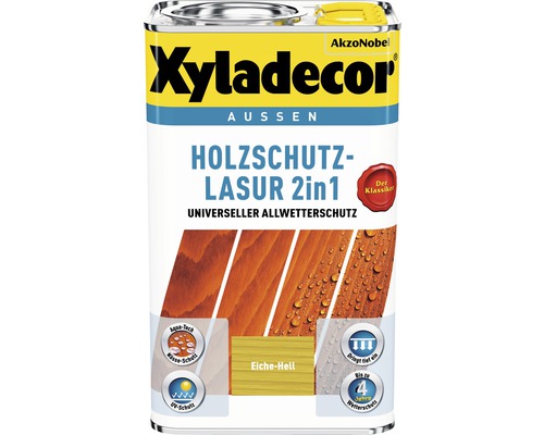 Lasure de protection Xyladecor chêne clair 2,5 L