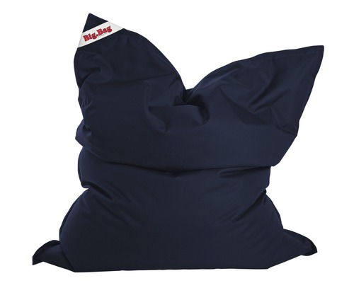 Pouf coussin Sitting Point Bigbag Brava env. 380 litres bleu jeans 170x130x20 cm Pouf bleu foncé de Big Bag