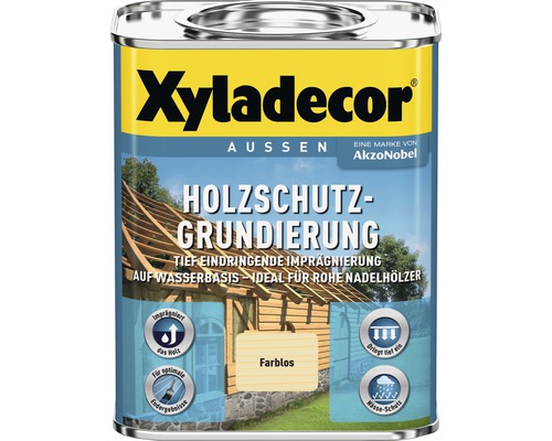 XYLADECOR Grundierung farblos 0,75 l Xyladecor Holzschutzgrundierung für den Aussenbereich in farblos