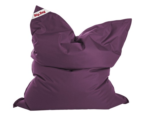 Pouf coussin Sitting Point Bigbag Brava env. 380 litres aubergine 170x130x20 cm Pouf poire violet