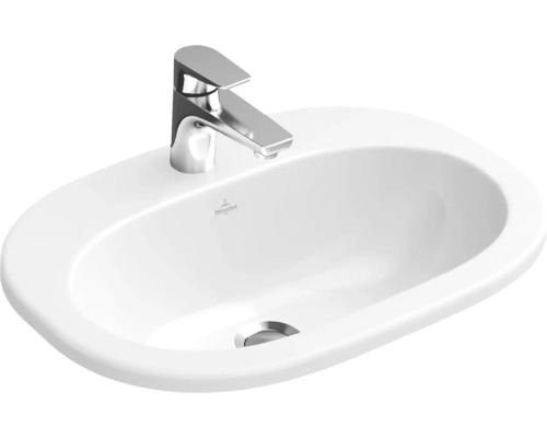 Lavabo encastré Villeroy & Boch O.novo 56 cm blanc 41615601