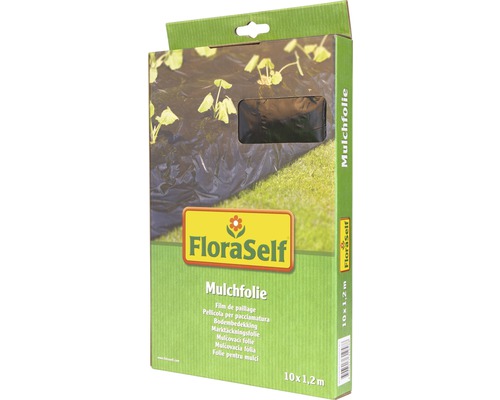 Mulchfolie FloraSelf 10x1,2 m schwarz Mulchfolie FloraSelf 10x1,2 m schwarz