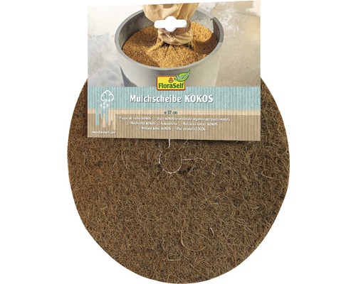 FloraSelf Mulchscheibe Cocodisc Ø 37 cm natur FloraSelf Mulchscheibe Cocodisc Ø 37 cm natur
