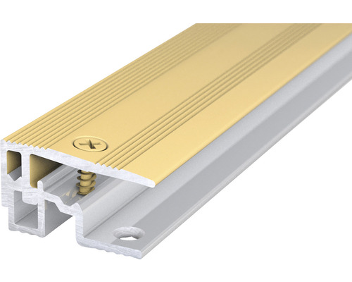 Profilé de finition PS 400 alu or 28x2700 mm Profilé de transition en aluminium avec vis
