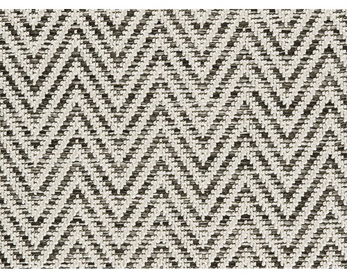 Spannteppich Flachgewebe Outsider African Joy weiß-grau gemustert FB12 400 cm breit (Meterware)