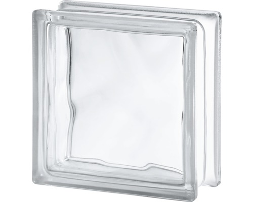 Glasbaustein Wolke weiss 19 x 19 x 8cm-0