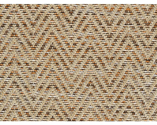 Spannteppich Flachgewebe Outsider African Joy karamell-beige gemustert FB13 400 cm breit (Meterware)