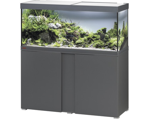 Ensemble d'aquariums EHEIM Vivaline 240 LED avec éclairage à LED, chauffage, filtre et meuble bas anthracite