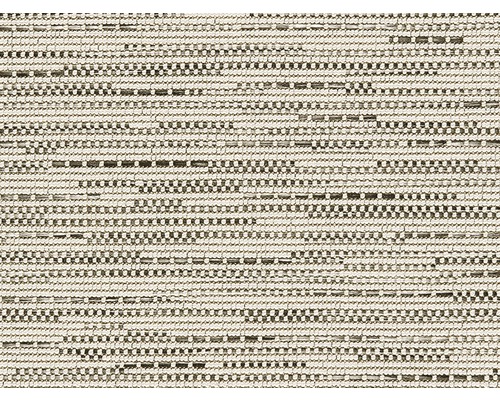 Spannteppich Flachgewebe Outsider African Mambo weiß-anthrazit gemustert FB21 400 cm breit (Meterware)