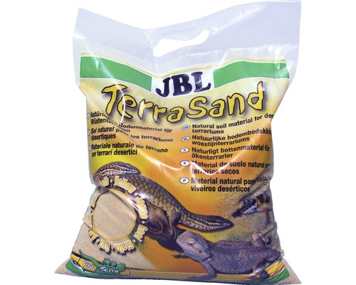 JBL Sable pour terrarium 7.5 kg jaune naturel JBL Terra Sand pour terrariums désertiques