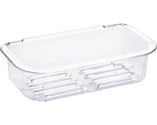 Weiße Seifenschale Mit Transparenter Abdeckung – Moderner Seifenhalter Mit Abtropfschicht Fürs Badezimmer