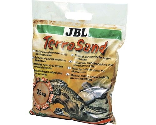 JBL Sable pour terrarium 7.5 kg rouge naturel JBL TerraSand Sol naturel pour les terrariums désertiques, 7,5 kilogrammes