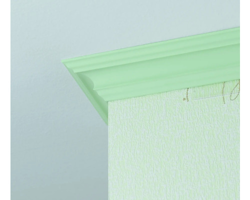 Détail d''angle avec moulure décorative au mur et au plafond