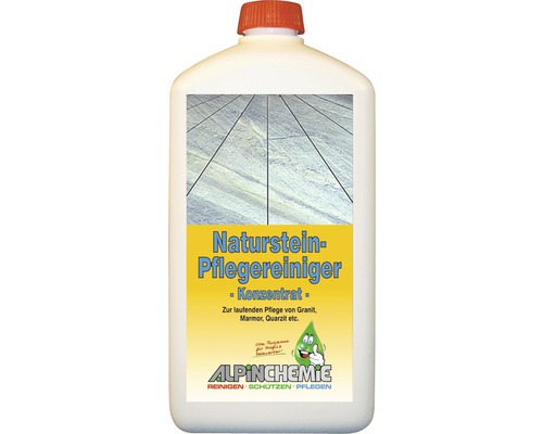 Nettoyant d'entretien pour pierre naturelle 1 litre Bouteille de nettoyant d''entretien pour pierre naturelle concentré d''Alpinchemie