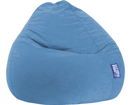 Sitzsack Sitting Point Beanbag Easy XL ca. 220 Liter blau 70x110 cm Blauer Sitzsack