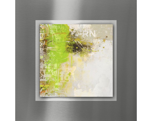 Metallbild Abstraction II 50x50 cm