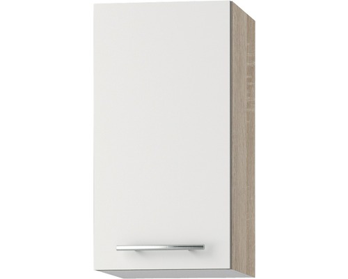 Armoire suspendue Dakar blanc brillant satiné (lxHxp) 30.0x57.6x34.6 cm