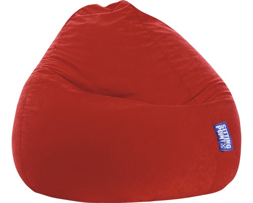 Pouf coussin Sitting Point Beanbag Easy XL env. 220 litres rouge 70x110 cm