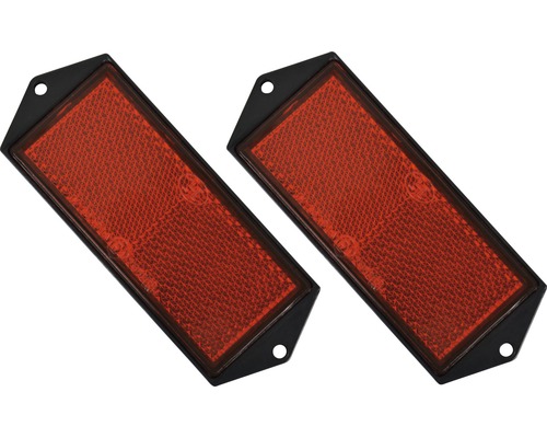 Reflektorset rot 104 x 40 mm für Anhänger Pack = 2 St