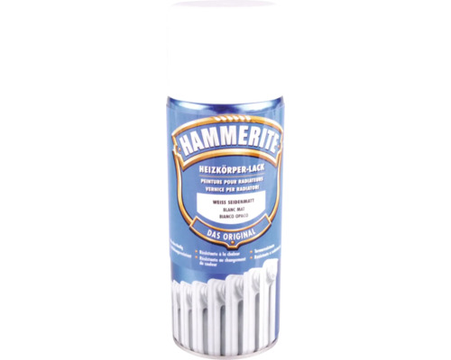 Laque pour radiateurs HAMMERITE satinée blanche 400 ml