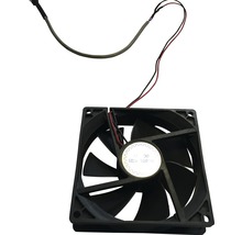 Ventilateur de boîtier d''ordinateur carré noir avec câbles