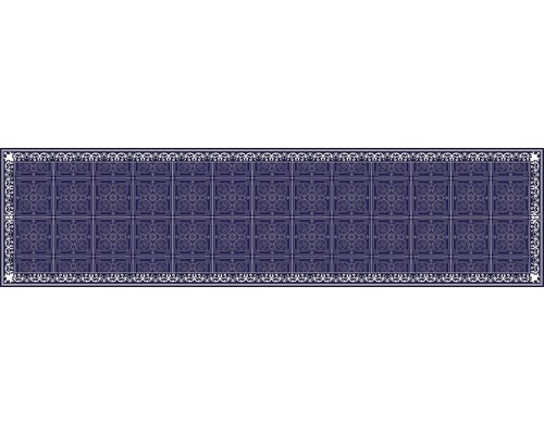 Tapis de sol mySPOTTi buddy Hera L 2550x650x0.5 mm Tapis rectangulaire avec motif de carreaux et bordure décorative