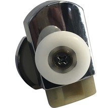 Duschtürrolle mit Metallgehäuse und Kunststoffrad