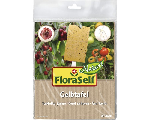 Gelbtafeln gegen Pflanzenschädlinge FloraSelf Nature® 10 Stk