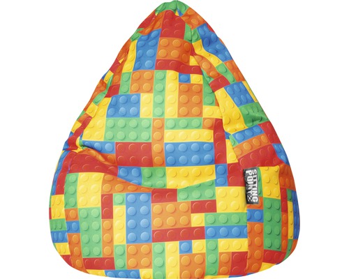 Sitzsack Sitting Point Beanbag Bricks XL ca. 220 Liter bunt 70x110 cm