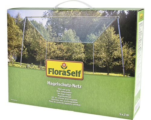Filet de protection contre la grêle FloraSelf, 5x2 m, 8 mm, vert