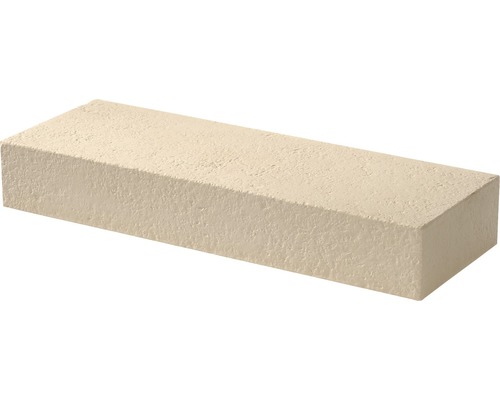 Bloc de marche béton Richelieu champagne 100x35x15 cm