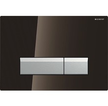 Betätigungsplatte GEBERIT Sigma 40 Glas Umbra mit Geruchsabsaugung Umluft 115.600.SQ.1