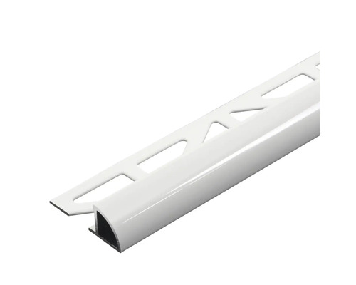 Profilé de finition quart de rond Dural blanc 12.5 mm Profilé de finition pour carrelage en plastique