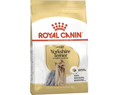 Royal Canin Hundefutter Yorkshire Adult, 1,5 kg Royal Canin Adult Yorkshire Terrier Trockenfutter Verpackung
