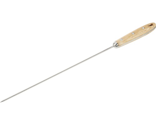 Pique-fleur en métal avec manche en bois