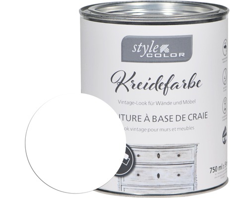 Kreidefarbe StyleColor white 750 ml Kreidefarbe StyleColor white 750 ml