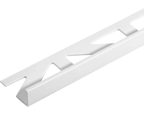 Winkel-Abschlussprofil Dural Durosol Aluminium weiss Länge 250 cm Höhe 8 mm