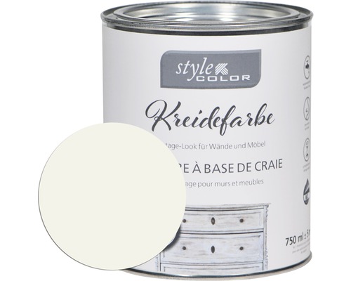 Peinture à la chaux StyleColor shadow 750 ml Pot de peinture à la craie pour murs et meubles
