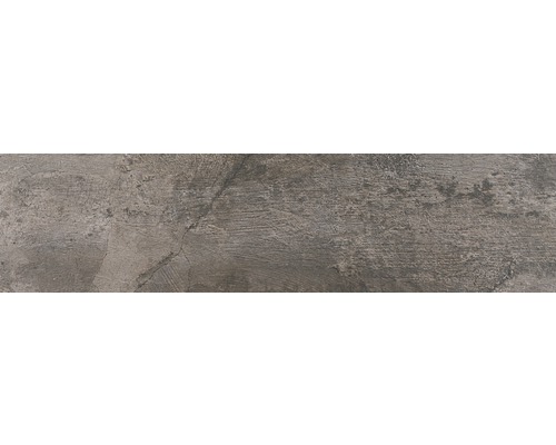 Feinsteinzeug Bodenfliese Daifor rek. anthrazit glasiert matt 30x120 cm