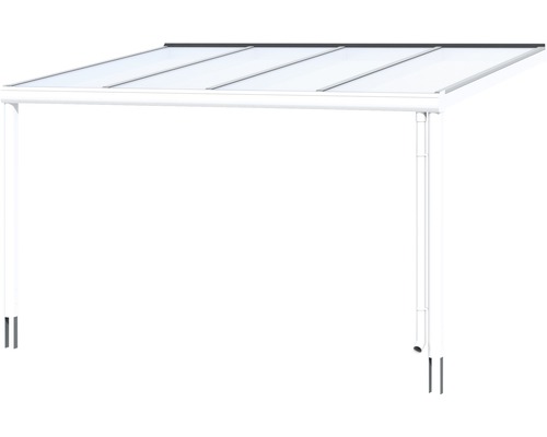 Toit de terrasse autoportant avec toit transparent