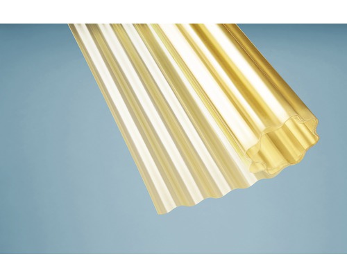 Trapezprofilplatte aus Kunststoff