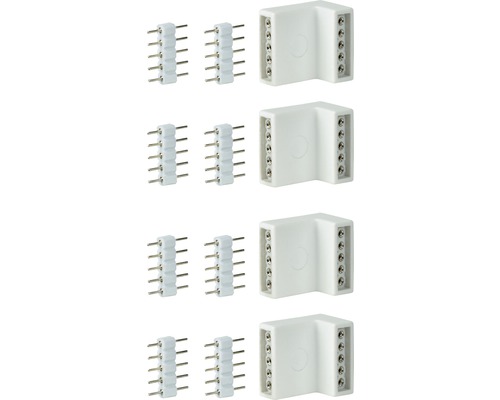 MaxLED Edge-Connector 4er Pack weiss MaxLED Edge-Connector 4er Pack weiss