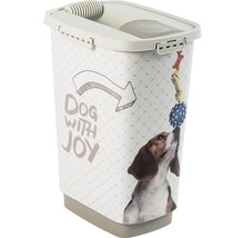 Boîte à nourriture pour chiens avec motif de chien