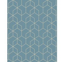 Papier peint à motif géométrique