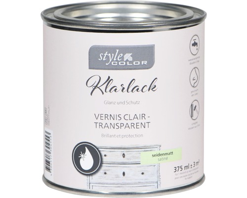 StyleColor Klarlack für Kreidefarbe farblos seidenmatt 375 ml