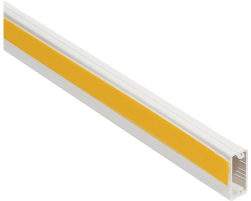 Conduite de câble autocollante ruban adhésif en mousse l20/h10 mm blanc pur L 2 m