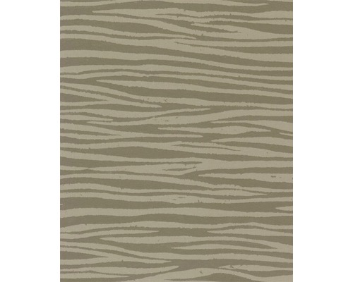 Tapisserie intissée Cuvée Prestige Ondulations or Papier peint à motif zébré