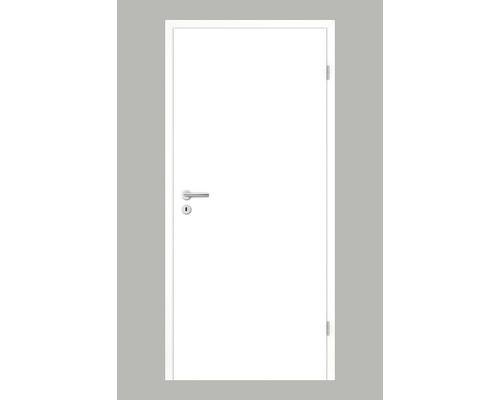 Porte intérieure Pertura Yori CPL Design blanc (semblable à RAL 9003) 73,5x198,5 cm droite Porte intérieure blanche avec poignée de porte
