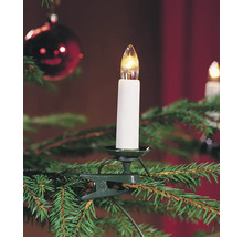 Bougie électrique d''arbre de Noël avec pince sur le sapin de Noël