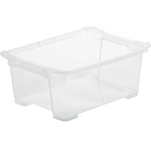 Transparente Aufbewahrungsbox aus Kunststoff